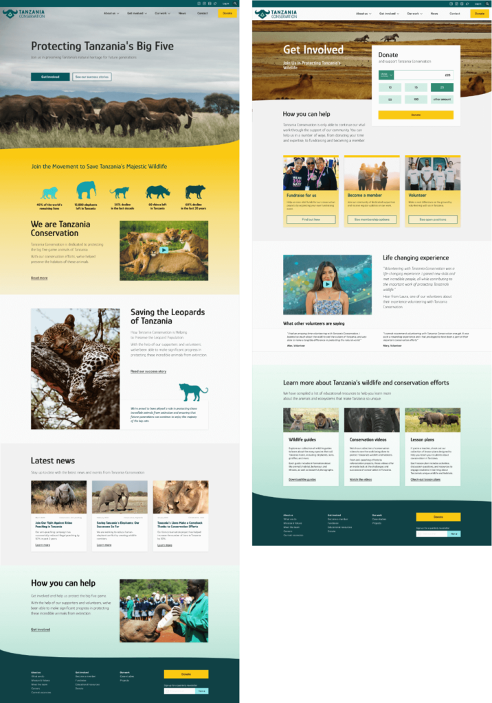 Tanzania Conservation website