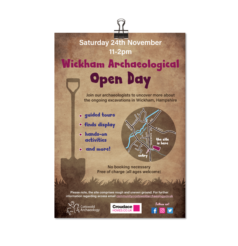 Open Day leaflet design